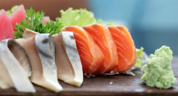 Pada diet Jepun, anda boleh makan ikan, tetapi tanpa garam